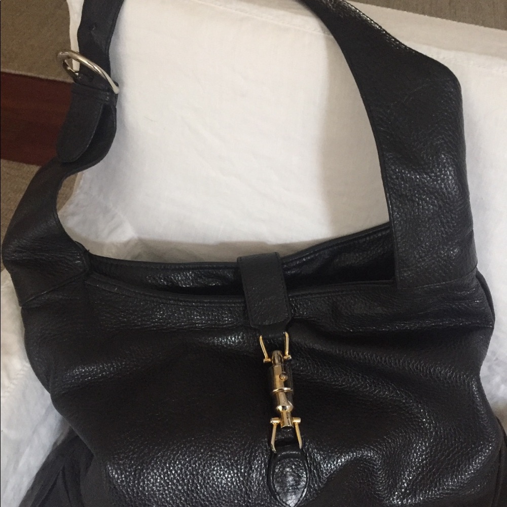 GORGEOUS LEDERER BLACK PEBBLED LEATHER TOTE BAG